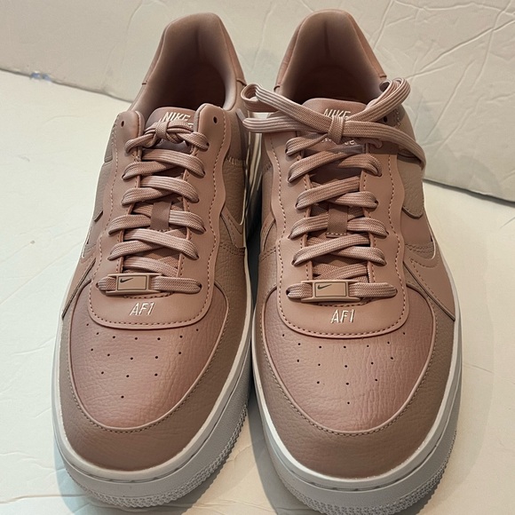 Nike Air Force 1 Low PLT.AF.ORM Light Soft Pink Oxford Women's Sz 12 Platform - Picture 3 of 13